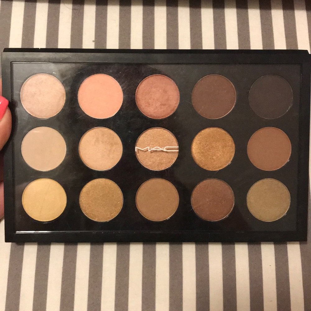 MAC eye shadow x 15 warm neautral palette